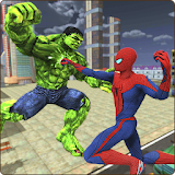Monster Hero vs Flying Spider City Battle icon