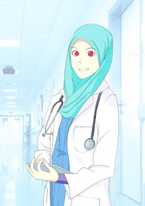 Captura 5 Girly Muslim Hijab Wallpaper android