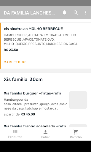 DA FAMILIA LANCHES E PIZZAS DE Screen 3