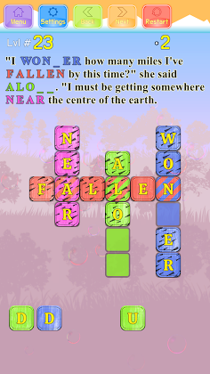 Alice in Wonderland Crossword - Screenshot 4