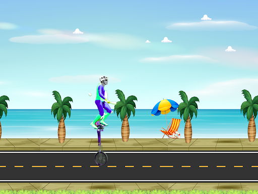 Giraffe Unicycle - On The Road Screen 2
