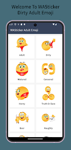 WASticker Dirty Adult Emoji
