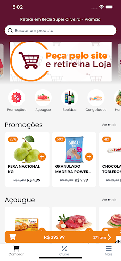 Supermercado Oliveira Screen 3