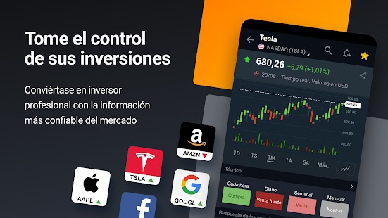 Investing.com Bolsa & Acciones Screenshot