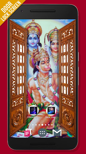 Hanuman Ji Door Lock Screen Screen 3