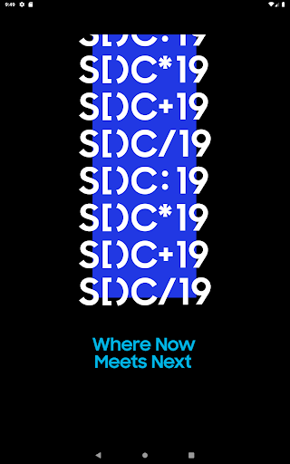 Screenshot of SDC19