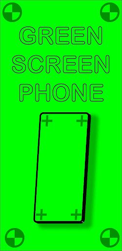 Android application Green Screen Phone screenshort