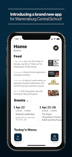 Android application Warrensburg Central Schools screenshort