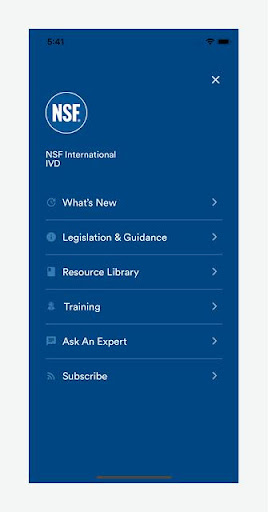 NSF IVD