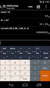 MathsApp Scientific Calculator Unknown