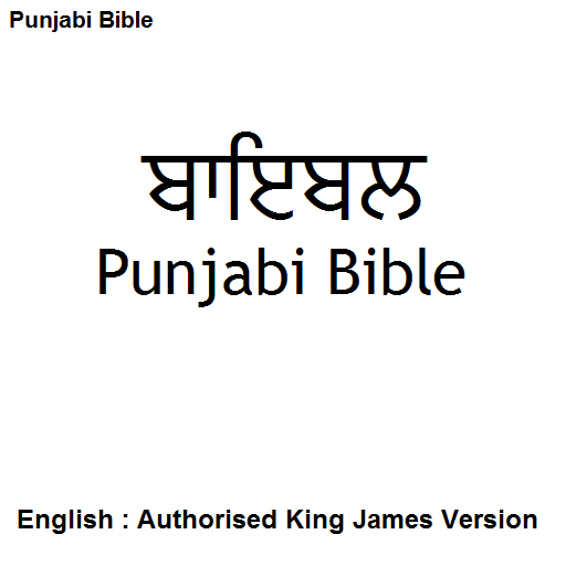 ਜਾਬੀ ਨਵੇਂ ਨੇਮ Punjabi NT / Eng logo
