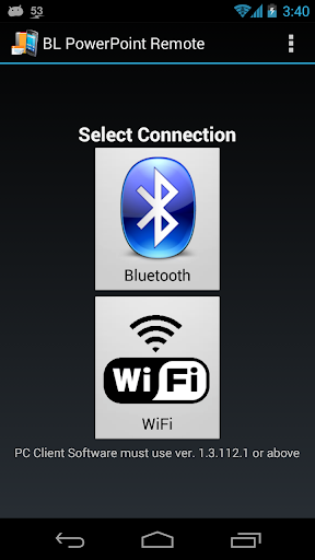 Android application BL PowerPoint Remote - Free screenshort