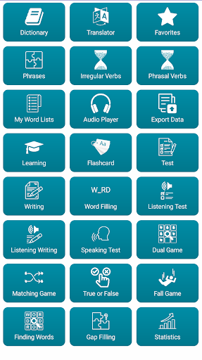 Android application Chinese - English screenshort