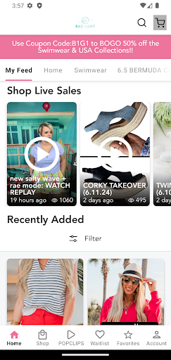 Android application Shop Bad Habit screenshort