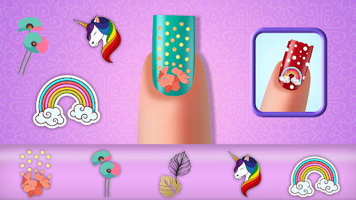 Nail Art Nail Salon Girls Game Screen 2