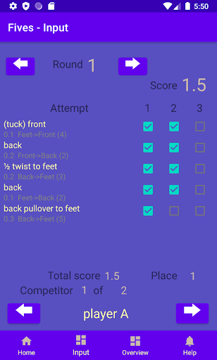 Trampolin fives (Fünferln) Screen 3