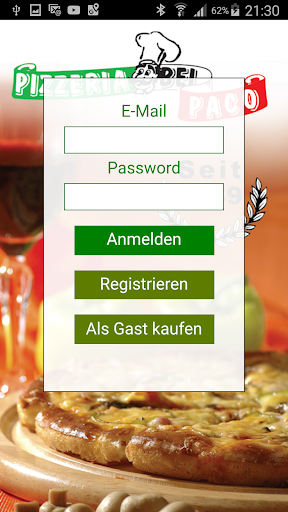 Android application Bei Paco Osnabrück screenshort