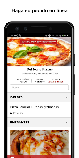 Android application Del Nono Pizzas Montequinto screenshort