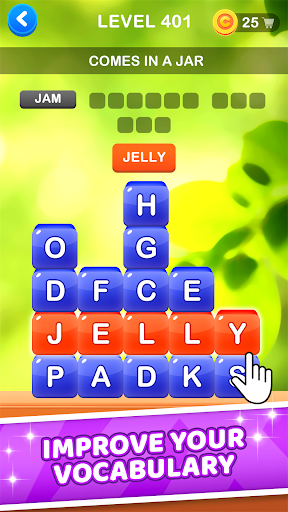 Android application Word Stacks : Word Search Game screenshort