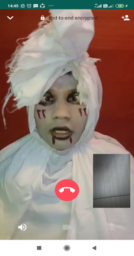 FAke Video Call Dengan Pocong Screen 3