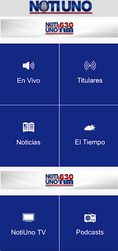 Android application NotiUno 630 screenshort