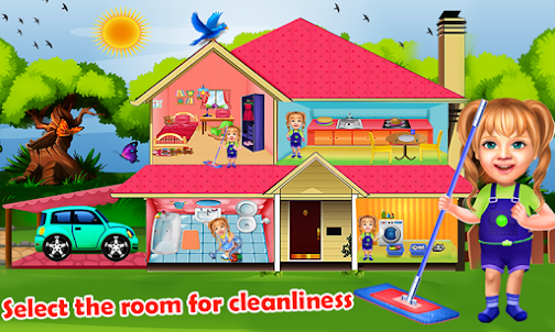 تنظيف الألعاب : تنظيف المنزل