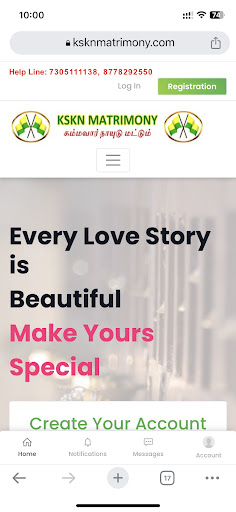 Android application KSKN Matrimony screenshort