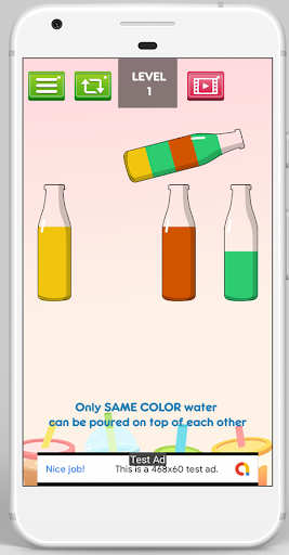Screenshot of Color Sort Puzzle Game