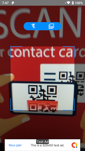 Android application QR Code Scanner screenshort