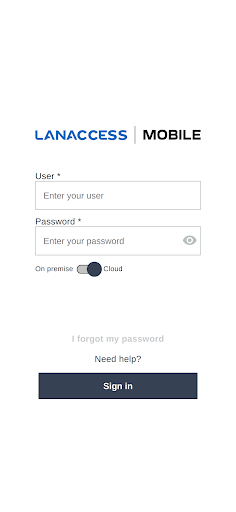 Android application Lanaccess Mobile screenshort