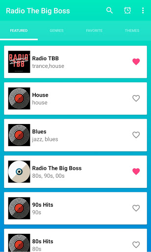 Android application Radio The Big Boss screenshort
