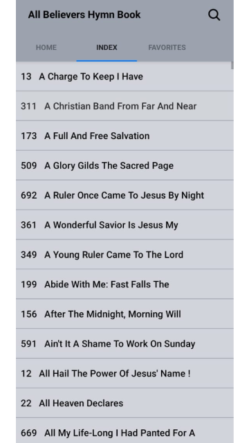 All Believers Hymn Book - 1.0.11 - (Android)