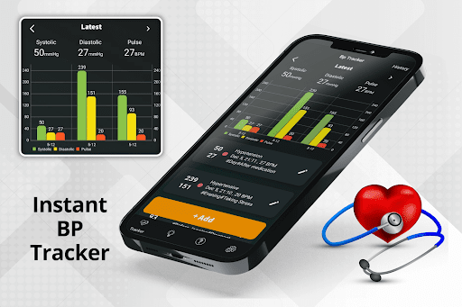 Android application Blood Pressure Monitor: BP Log screenshort