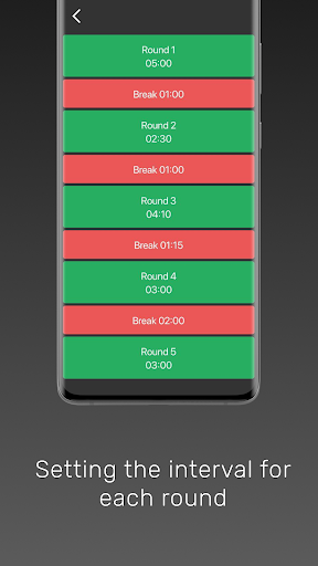 Boxing Interval Timer Screen 3