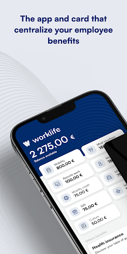 Android application Worklife screenshort