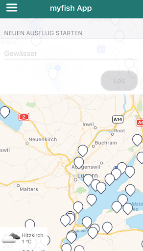 Android application myfish - die App für Fischer i screenshort