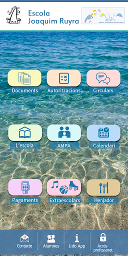 Android application Escola Joaquim Ruyra screenshort