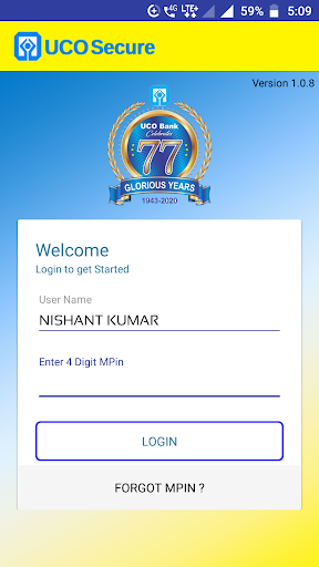Android application UCOSECURE screenshort