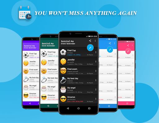 Android application Remind Me - Event Reminder screenshort