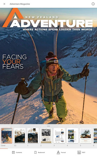 Adventure Magazine Screen 2