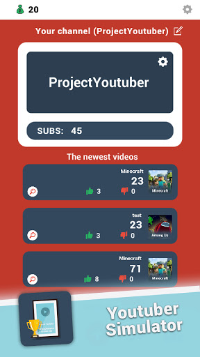 Project: Youtuber  screenshots 1