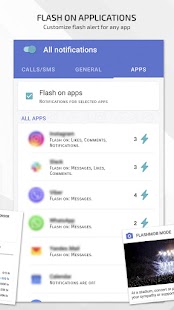 FlashOnCall Premium (call and app) Screenshot