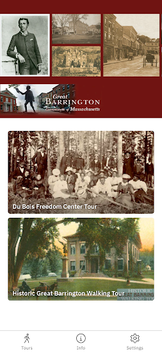 Android application Great Barrington Walking Tours screenshort
