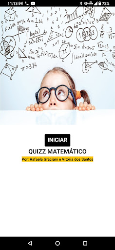 Android application Mat_Quiz screenshort
