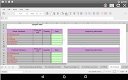 screenshot of AndroXLS editor for XLS sheets