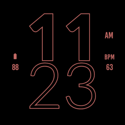 Lovely Large Watch Face screenshot 7