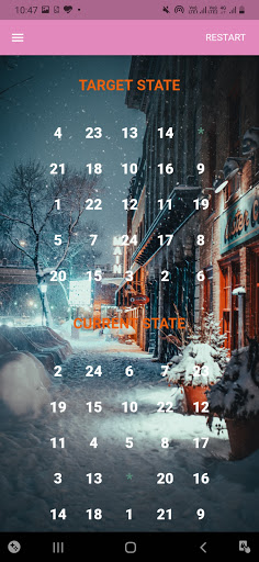 8 Puzzle game Screen 2