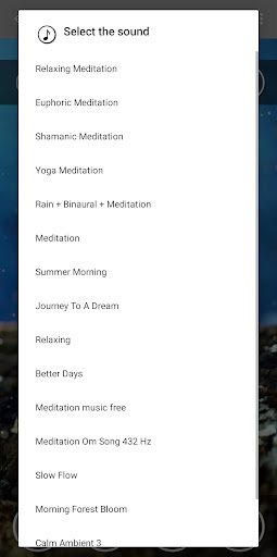 Buddhist Meditation Music Screen 2