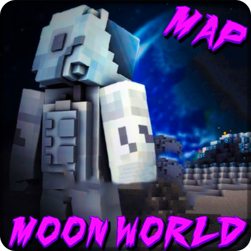 Moon World: Minecraft PE Maps