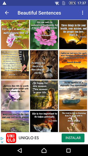 Android application WONDERFUL CITES TO SEND screenshort